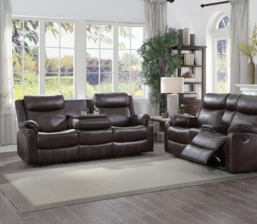 Heavy duty store reclining sofa