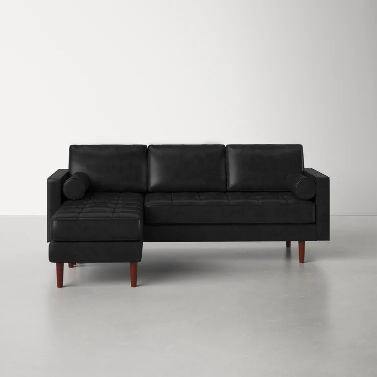 wayfair leather sectional