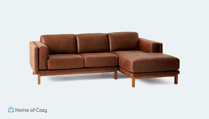 West elm dekalb leather sofa deals reviews