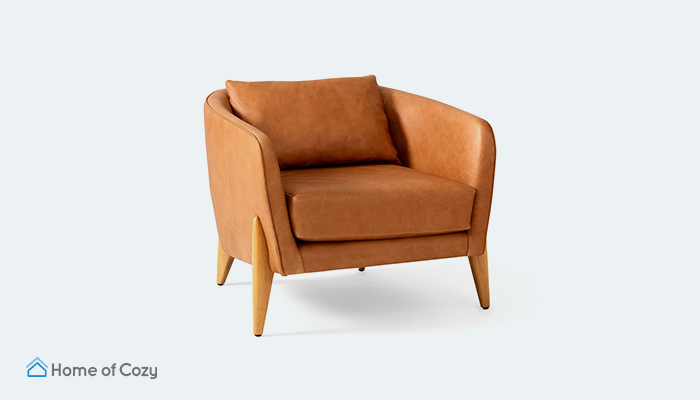 Walmart's $250 version of West Elm's popular velvet swivel chair